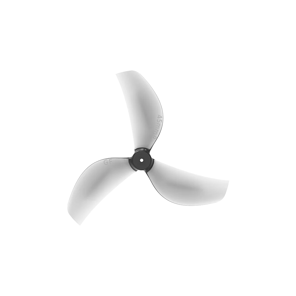 20 unidades/10 pares Gemfan 45 mm-3 hélice de três lâminas de 1,5 polegadas para FPV
