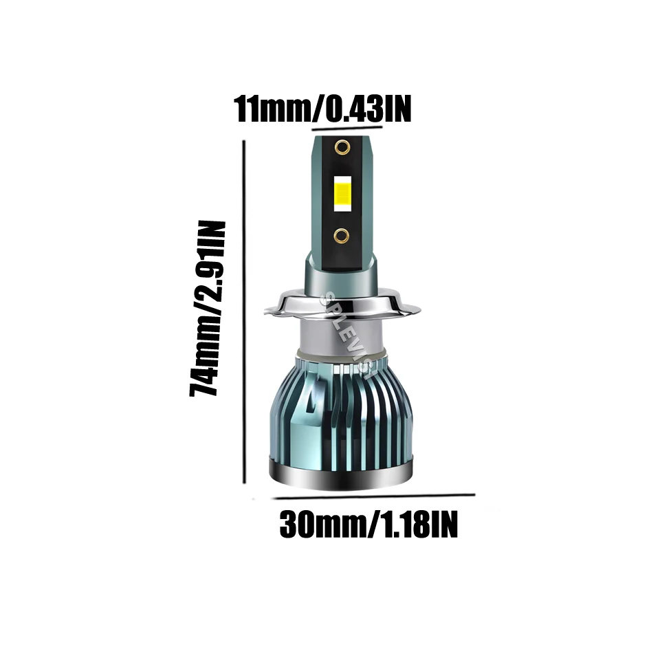 جميع الأحوال الجوية LED H7 477 المصباح كشافات عالية منخفضة شعاع لمرسيدس A Class W169 2004 2005 2006 2007 2008 2009 2010 2011 2012 #6