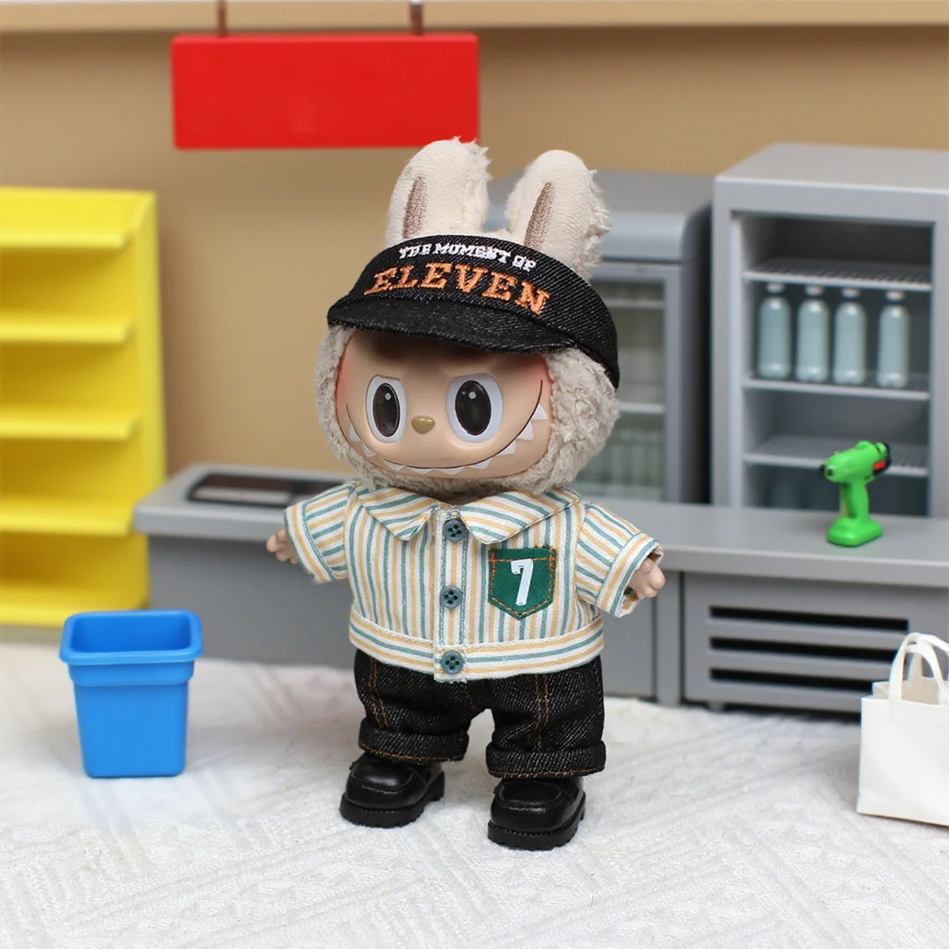 لكوريا Kpop 17 سنتيمتر Labubu V3 V2 V1 متجر مريح ملابس دمى الزي اكسسوارات أفخم دمية الملابس طفل هدية