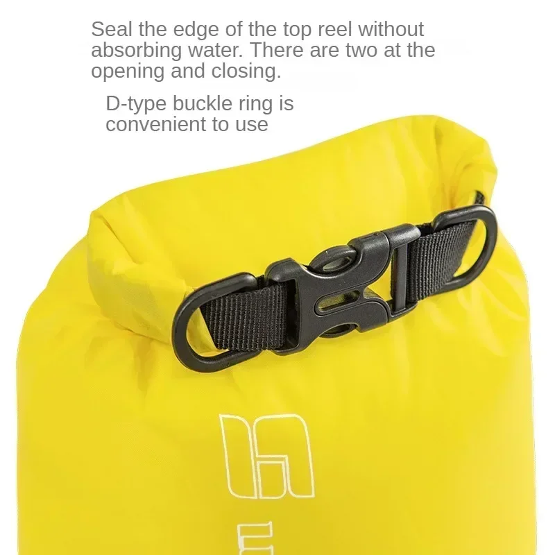 Bolsa seca impermeable de 8/15/25/35/75L, bolsa ultraligera para almacenamiento de ropa de natación a la deriva, bolsa deportiva para Rafting y kayak