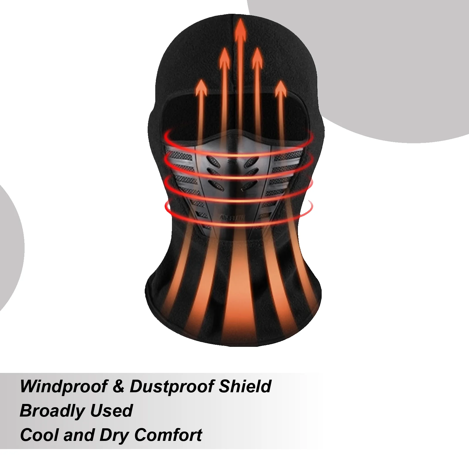 

Seasonal Winter Coldproof Headgear Motorcycle Bicycle Riding Off-road Protection Dust-proof Breathable Winter Warm Mask Headgear