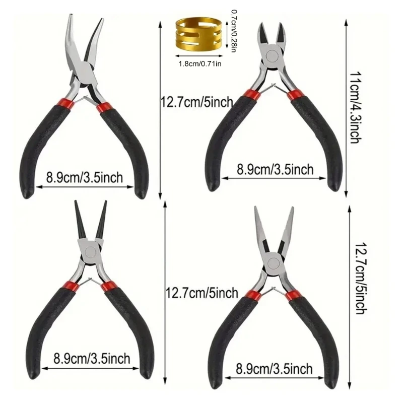 Набор ювелирных щипцов для ежедневного использования для изготовления бисера и проволоки K3KF