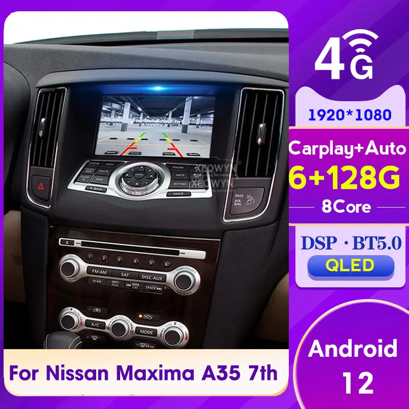 octa core car android Player  for maxima A35 2009 2010 2011 2012 2013 2014 radio GPS Stereo carplay mirrorlink multimedia