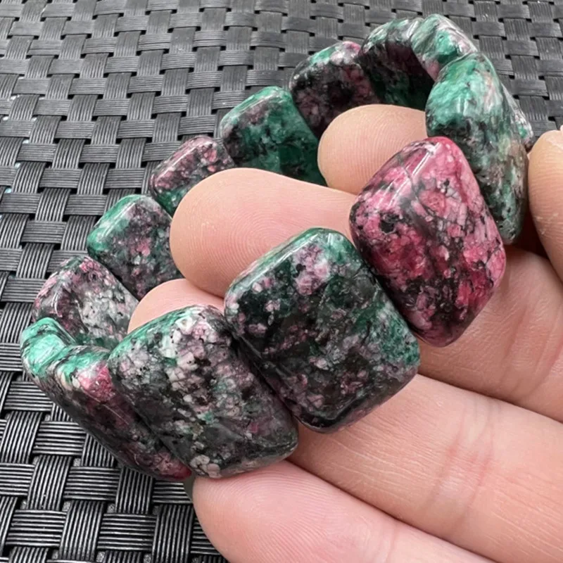 Jade Bracelet Flower Jade Bracelet Quartz Rock Jade Jade Bracelet Widened Blank Plates Bracelet Square Bracelet Jade Bracelet