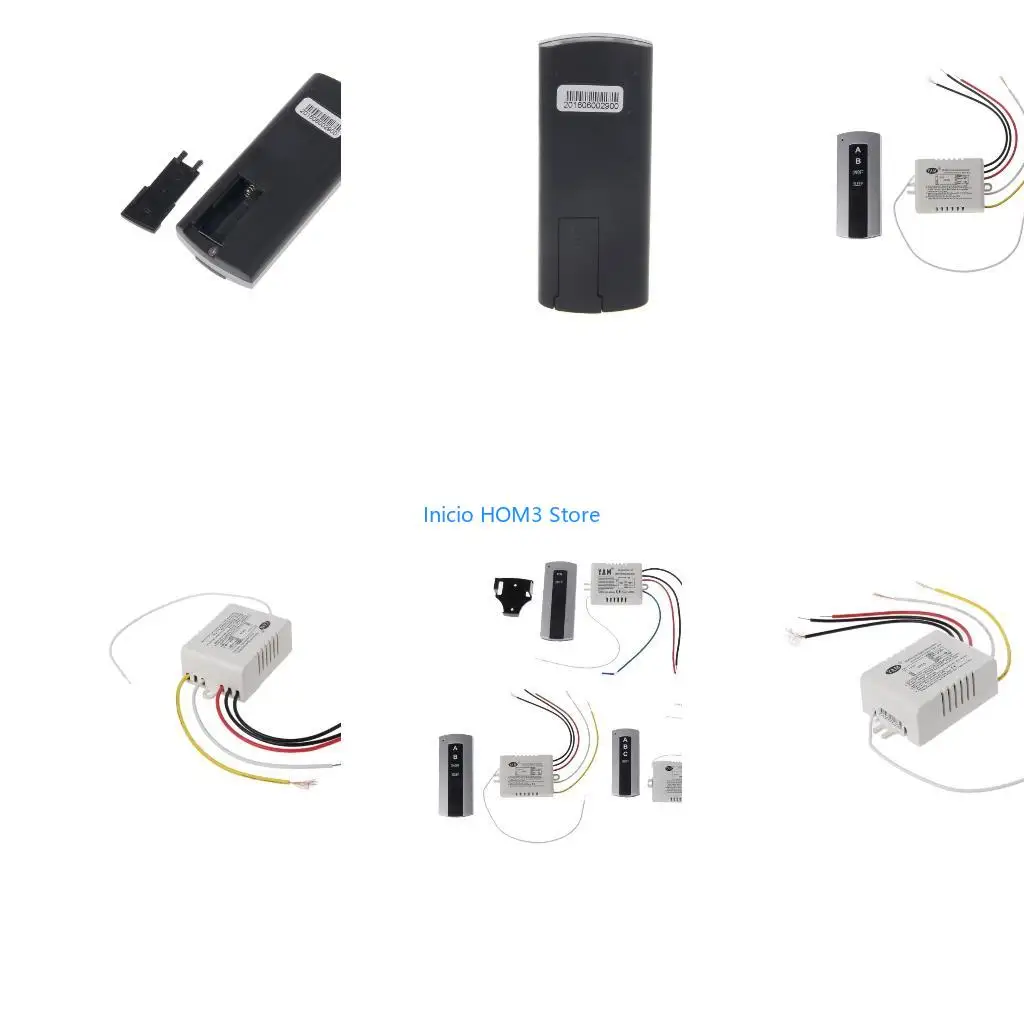 A5YD Wireless 2 Channel ON/OFF Lamp Remote Control Switch Receiver Transmitter