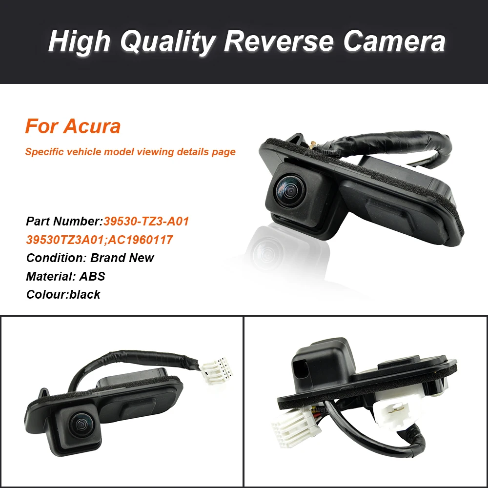 39530TZ3A01 Rear View Camera Reverse Parking Assist Back Up Camera for Acura TLX 2015-2020 39530-TZ3-A01