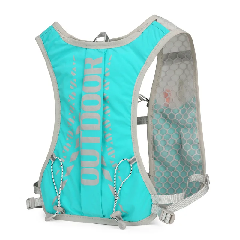 Saco de água ao ar livre correndo mochila conjunto leve pacote bexiga água para maratona ciclismo ultra trilha correndo saco ombro duplo