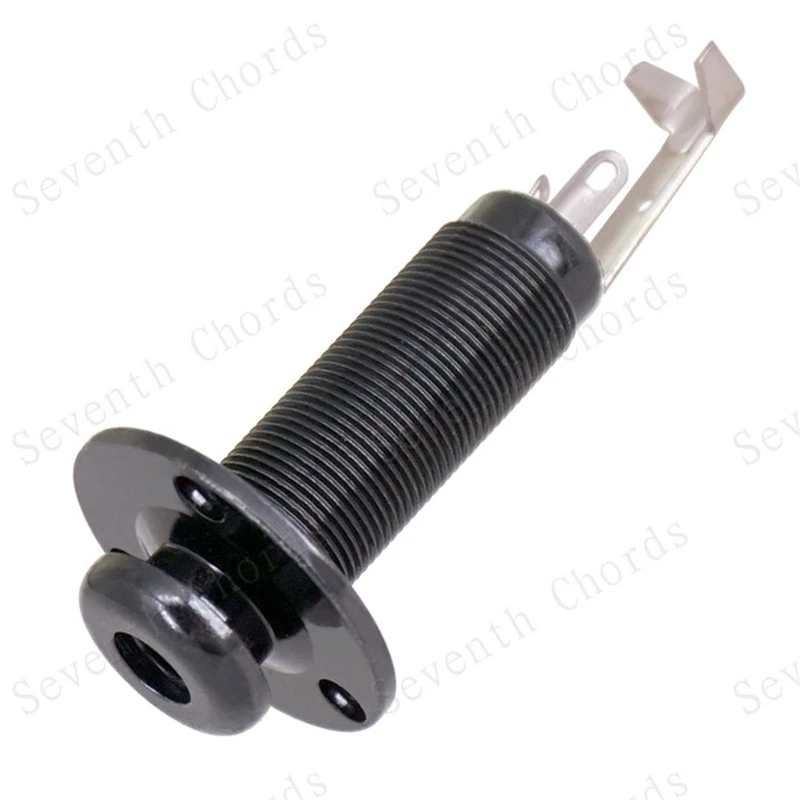 1Pcs Messing 1/4 "6,35 Strap Lock Pin Jack Ende Ausgang Eingang Buchse Für Bass Akustische Elektrische Gitarre Zubehör teile – Detail 11