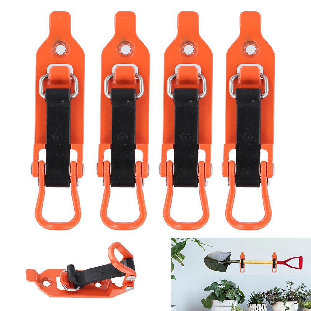 4 Pcs Shovel Mount Quick Release Shovel Holder Clamp Multipurpose Wall Mount Kit Car Accessories for Truck Trailer Roof Rack