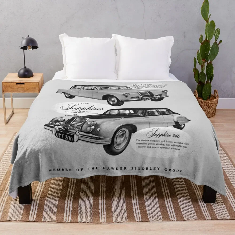 ARMSTRONG SIDDELEY SAPPHIRE Throw Blanket Decorative Throw Blankets For Bed Blankets