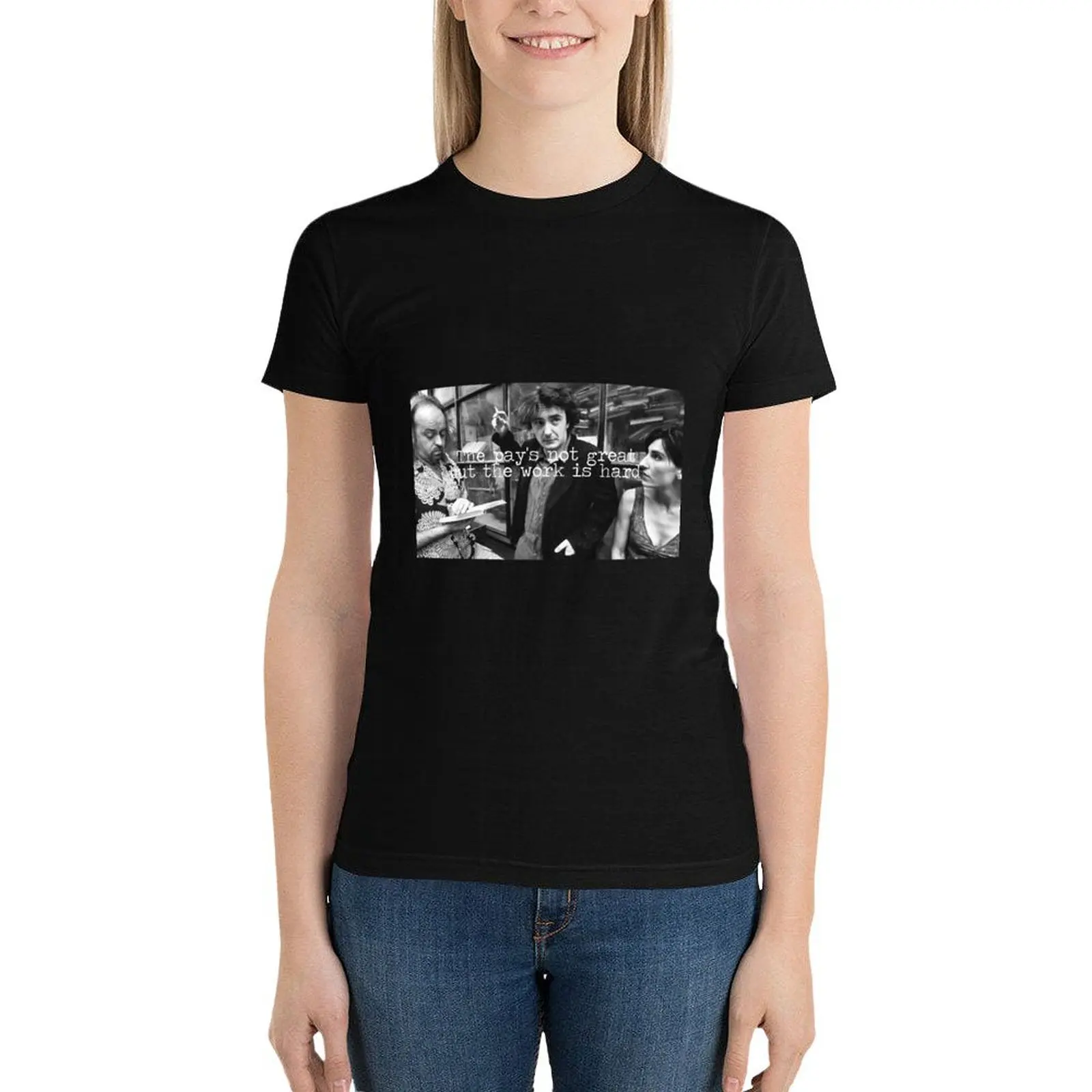 

Black Books T-Shirt aesthetic clothes oversized t shirts for Women