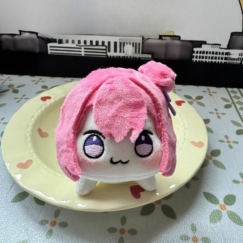 

10cm Anime Game Role Doro Kawaii Girl Cosplay Soft Cotton Dango Doll Keychain Cartoon Mini Pendant Plushie Toy Figures Fans Gift