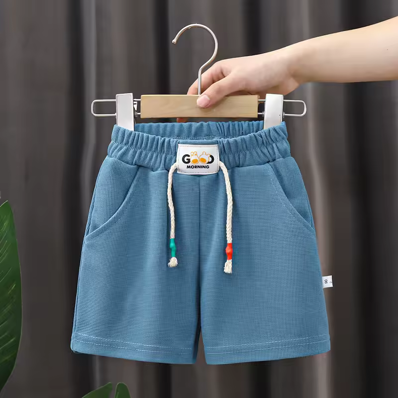 1pcs Summer Kids Shorts Boys Girls Solid Color Short Baby Solid Color Casual Pant Children Short Pant  Sport Clothing Outwear - Image 5