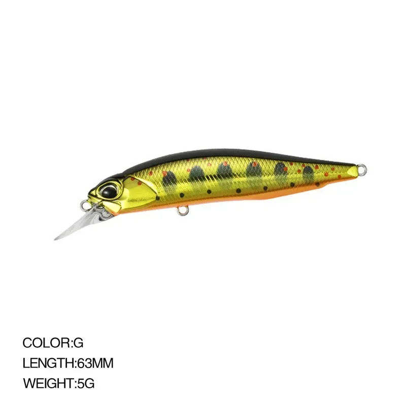 5g 8,4g Angeln Locken Minnow Wobbler Köder Rozante Suspending Jerkbait Swimbait Künstliche Harten Köder Culter Alburnus Köder