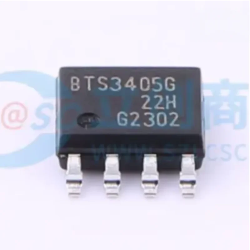 10PCS Original BTS3405G  Dual Channel Low-Side Power Switch 42V 0.6A PG-DSO-8