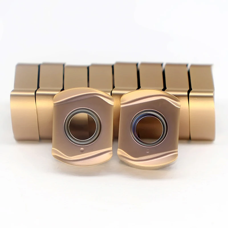 10PCS  Fast Feeding Blade BLMP0904 Carbide Milling Inserts Hardness 90 Metal Tools Insert End Milling Cutter