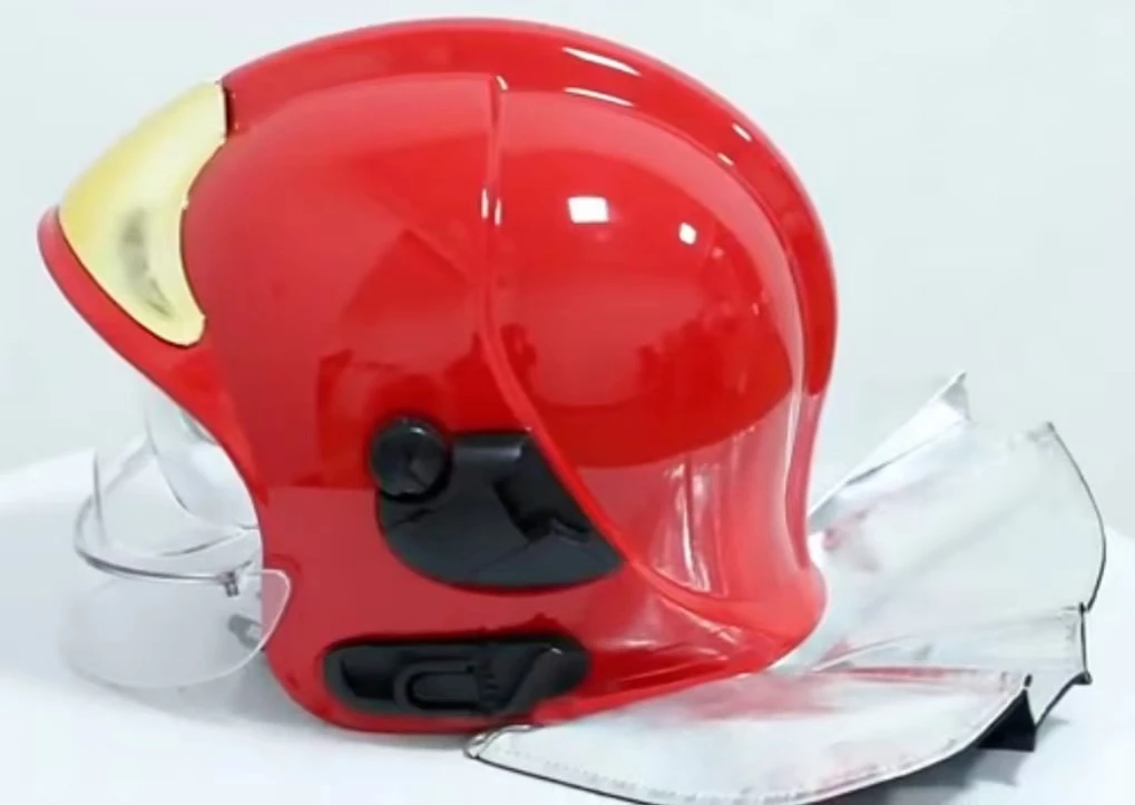 Fireman Helmet with Double Goggles