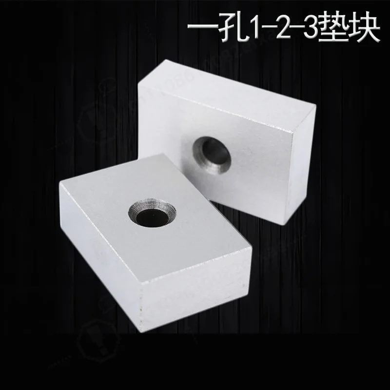 2Pcs 1-2-3 Block Precision Ground Milling Machine Parallel Vise Clamping Blocks Height Setting Spacer for CNC Machining