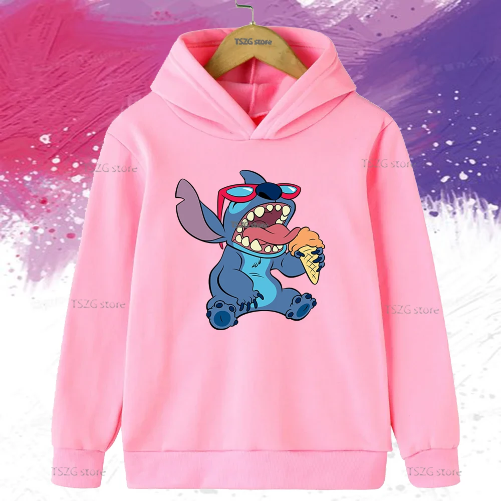 الخريف الكرتون غرزة دونات الرسومات طباعة الاطفال البلوز أزياء الأطفال ملابس الصوف هوديس الفتيات الفتيان البلوفرات غير رسمية #5