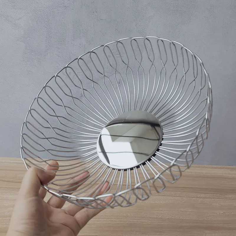 

Quali 304 Stainl Steel Hollow Fruit Basket Vegetable Basket Cooling Bread Basin Kitchen Draining Basket Storage Basket