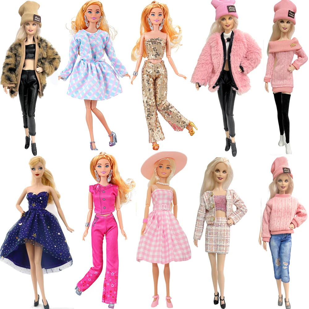 1 Pcs  Fashion 11.5 Inch Doll Dress 1/6 Doll Daily Outfit Skirt Gown 1/6 Doll Clothes Dolls Accessories 12'' Toy Kids Gift JJ