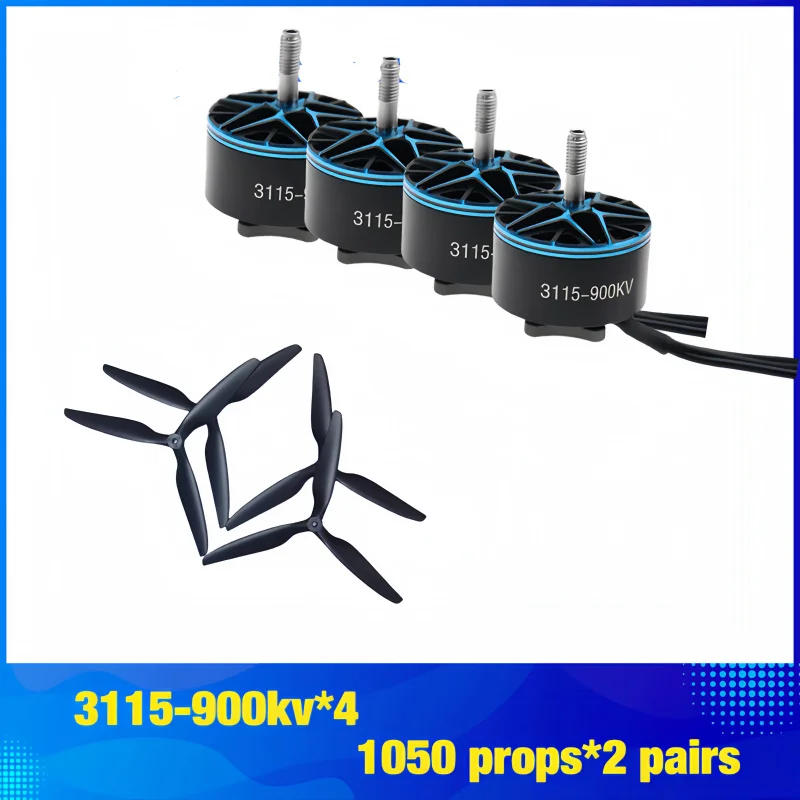 

3115 Motor 900KV Brushless Motor 6S for Racing Drones FPV 9inch/10inch Long Range cinelifter RC Drones