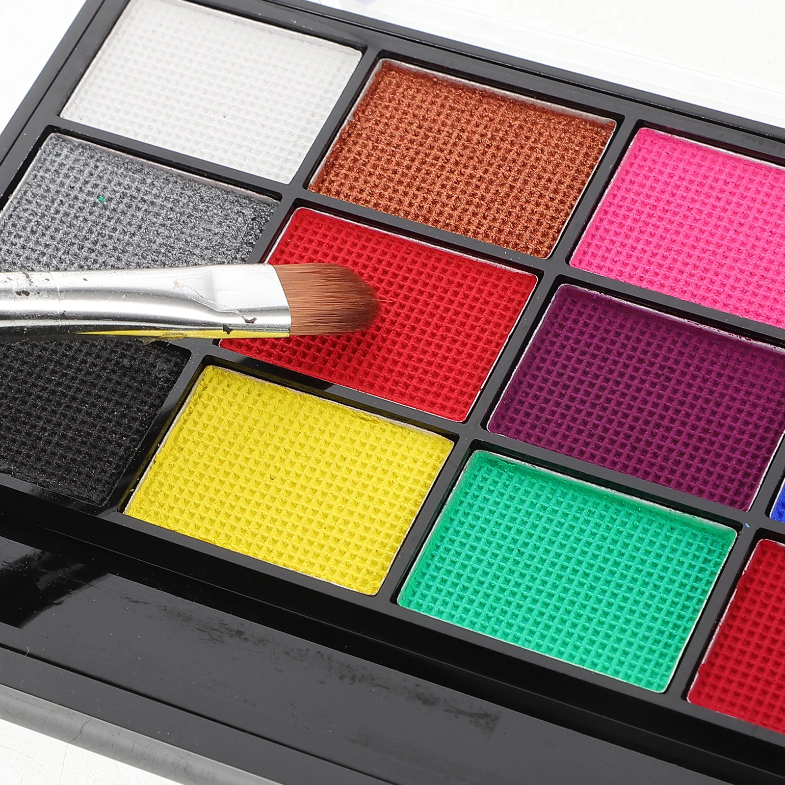 1 صندوق من مجموعة أدوات طلاء الوجه المائية للحفلات التنكرية ومكياج الجسم ومستلزمات طلاء الصباغ للمبتدئين والوجه البالغين