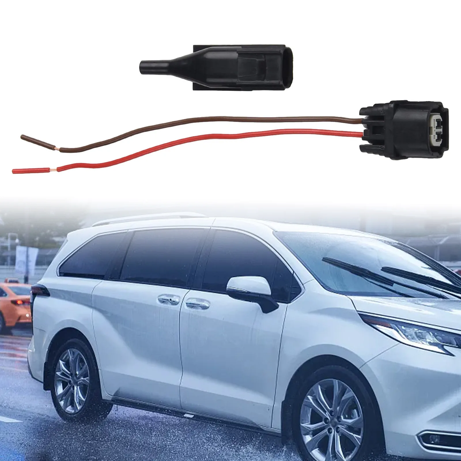 

Upgrade Your Vehicle's Temperature Monitoring with For Honda For Acura Ambient Air Temperature Sensor & Connector Plug Pigtail