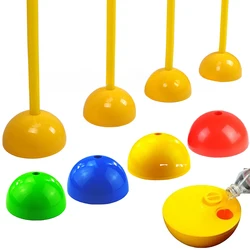 New Water Injection Base Football Soccer Door Pole Flag Logo Bar Training Equipment Sign Obstacle Marker Rod Football Supplies