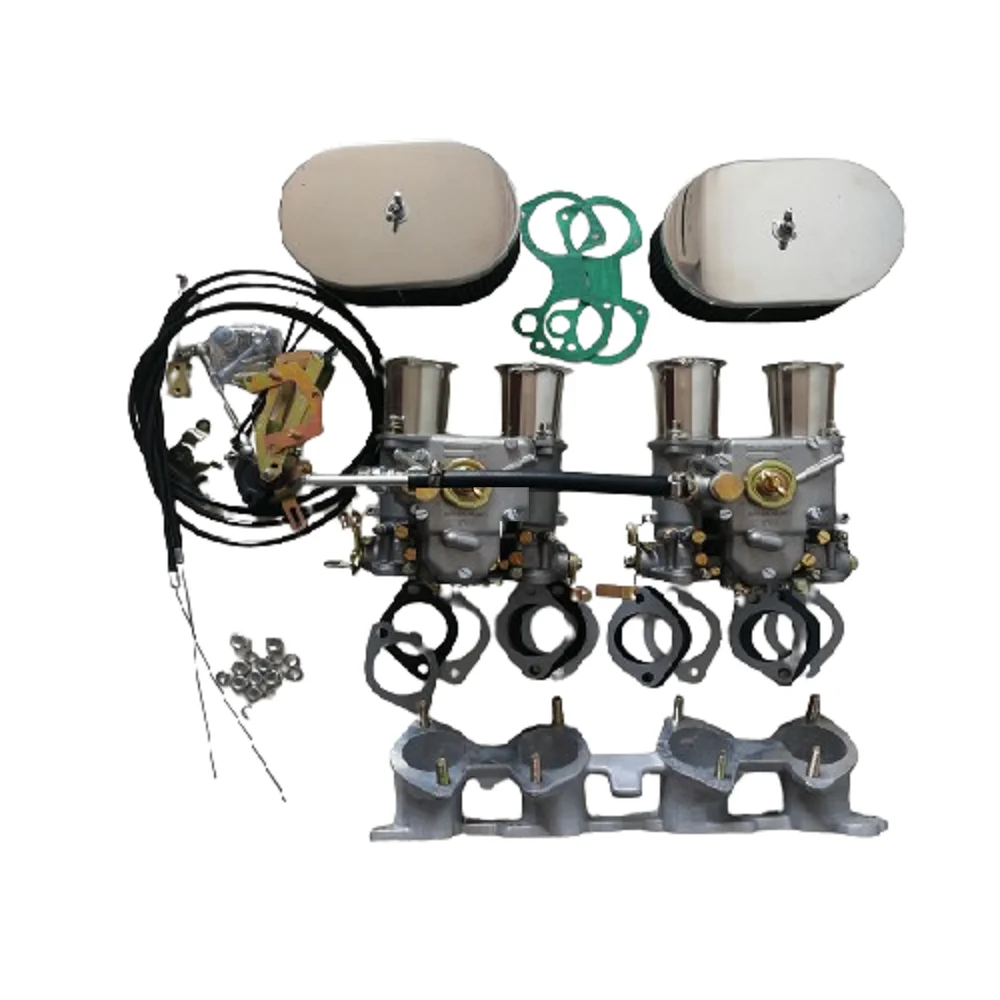 

FAJS CZ2-2-40-1Twin 40/4548DCOE Carburettor Kit for Volvo B200/230 Inc Manifold & Link