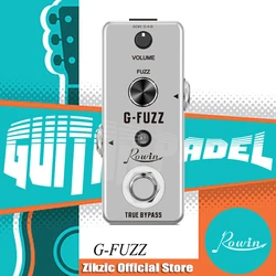 Rowin  Analog Guitar Fuzz Effect Pedal Smooth and Vintage Classic Fuzz Sound For Electric Guitar Bass True Bypass