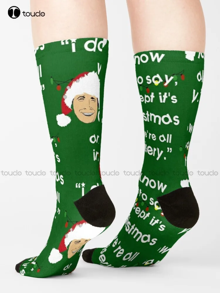 Clark Griswold Wisdom Socks Softball Socks Personalized Custom 360° Digital Print Gift Harajuku Unisex Adult Teen Youth Socks