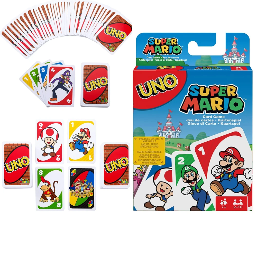 UNO Joint Minecraft Solitaire Multiplayer Entertainment Card Game Super Fun Parent-Child Interaction Puzzle Poker