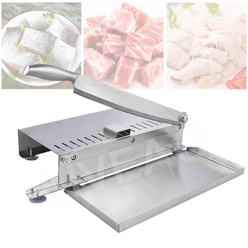 

LIVEAO Easy to Clean Pork Ribs Trotter Guillotine Nougat Fish Pork Belly Slicer