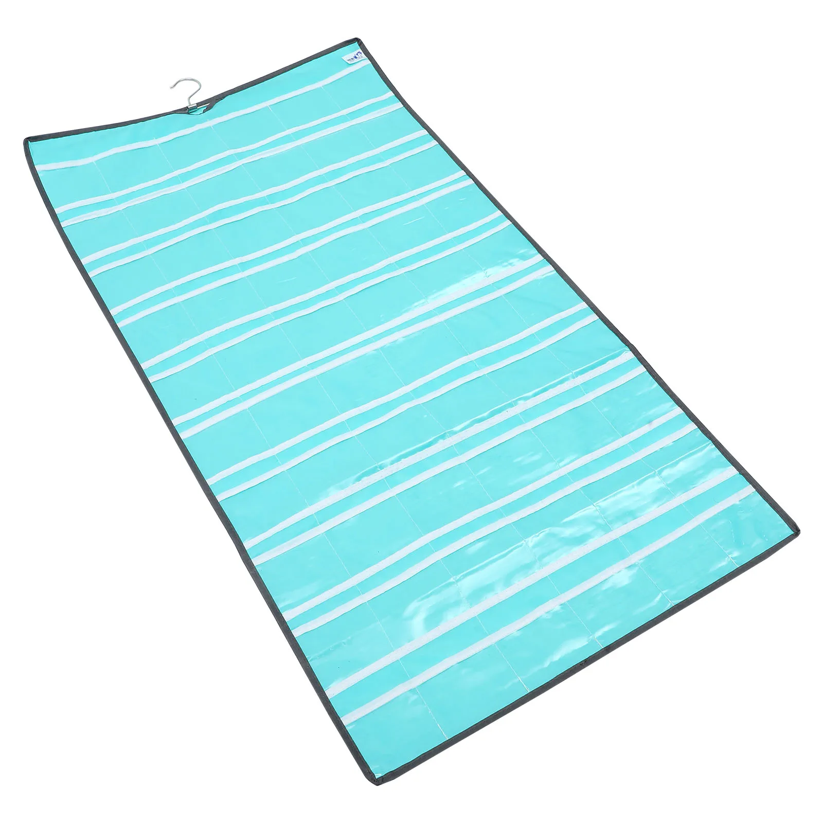 

Transparent PVC Hanging Pocket Chart Classroom Storage Organizer for Cell Phone Calculator Office Dormitory Home Study Flash