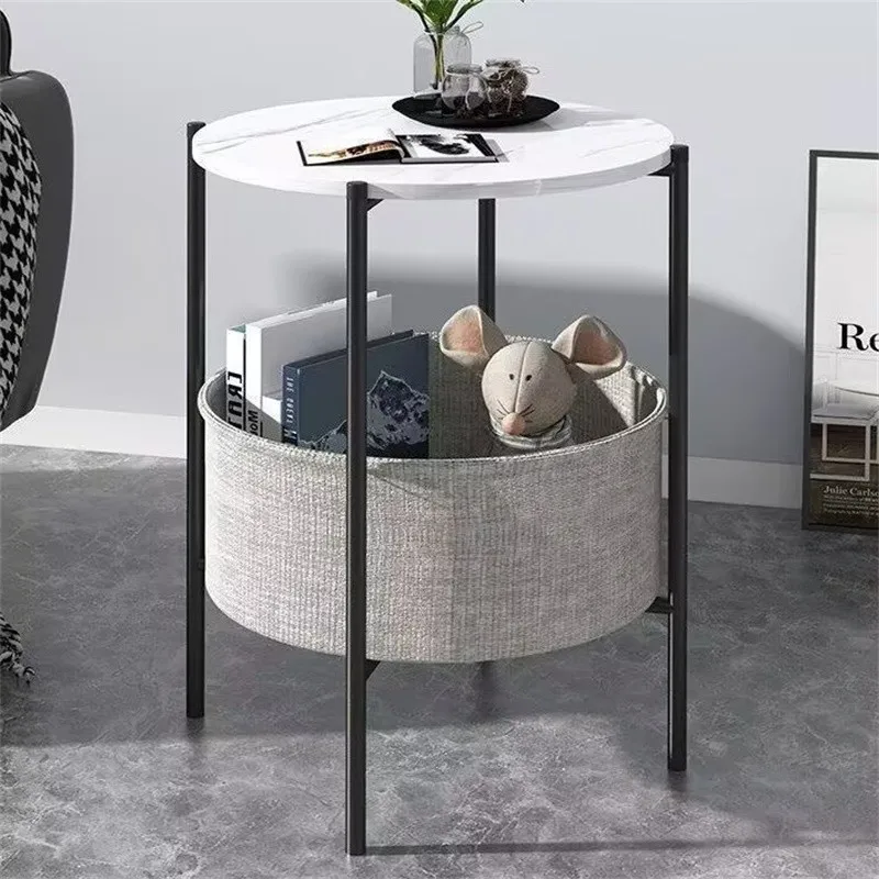 Minimalist Modern Coffee Table Sofa Corner Table Bedside Bedroom Small Round Table Side Tables Living Room Furniture