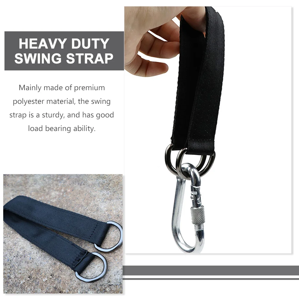 

6Pcs Heavy Duty Tree Swing Strap Premium Polyester Outdoor Camping Picnic Hammock Rope Strong Load Hanging Ropes Stainless