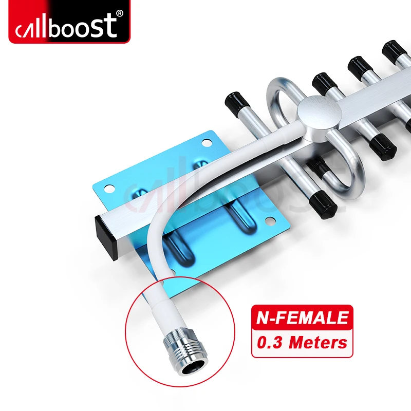 Callboost 13dbi Yagi Antenna For Mobile Phone Signal Booster Enhance Signal Outdoor Antenna 1710-2700mhz Amplifier 2g 3g 4g