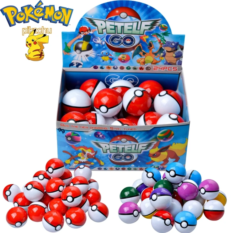 

Новинка, 24 шт./компл., 5 см, модель покемона PokeBall, аниме-фигурка, слепая коробка, Пикачу, милые куклы, коллекционные игрушки для мячей эльфа, детские подарки на день рождения