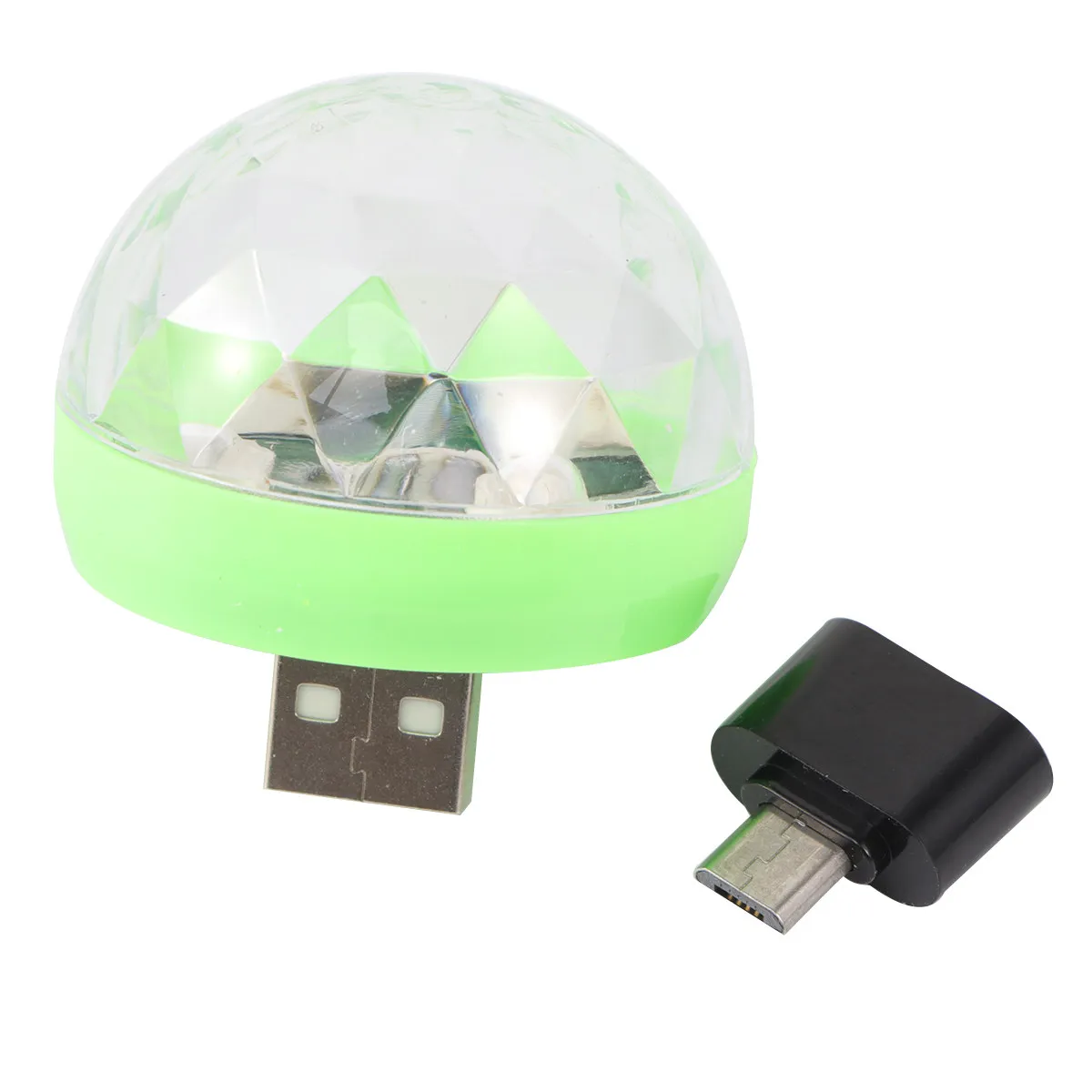Mini LED Disco Ball USB Powered Sound Activated RGB Music Light for Home Party Stage Events