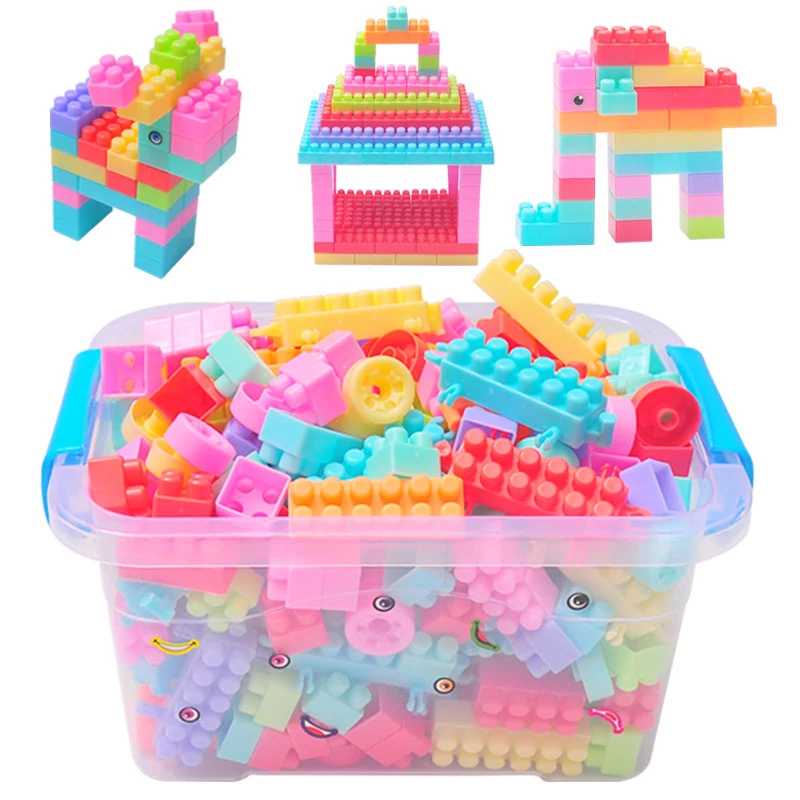 Grands blocs de construction pour parents, jouets pour enfants, insertion et assemblage, compteur de bricolage, chaud