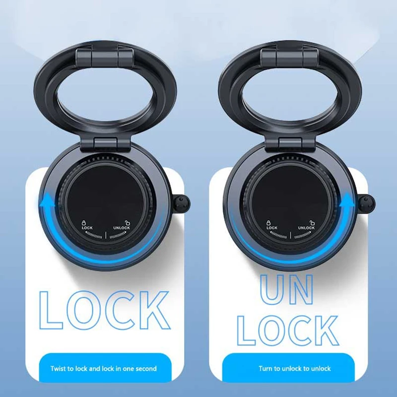 Supporto magnetico per telefono per auto M11 pieghevole regolazione a 3 assi N52 forte aspirazione sottovuoto a magnete per supporto per parabrezza da cruscotto 2025