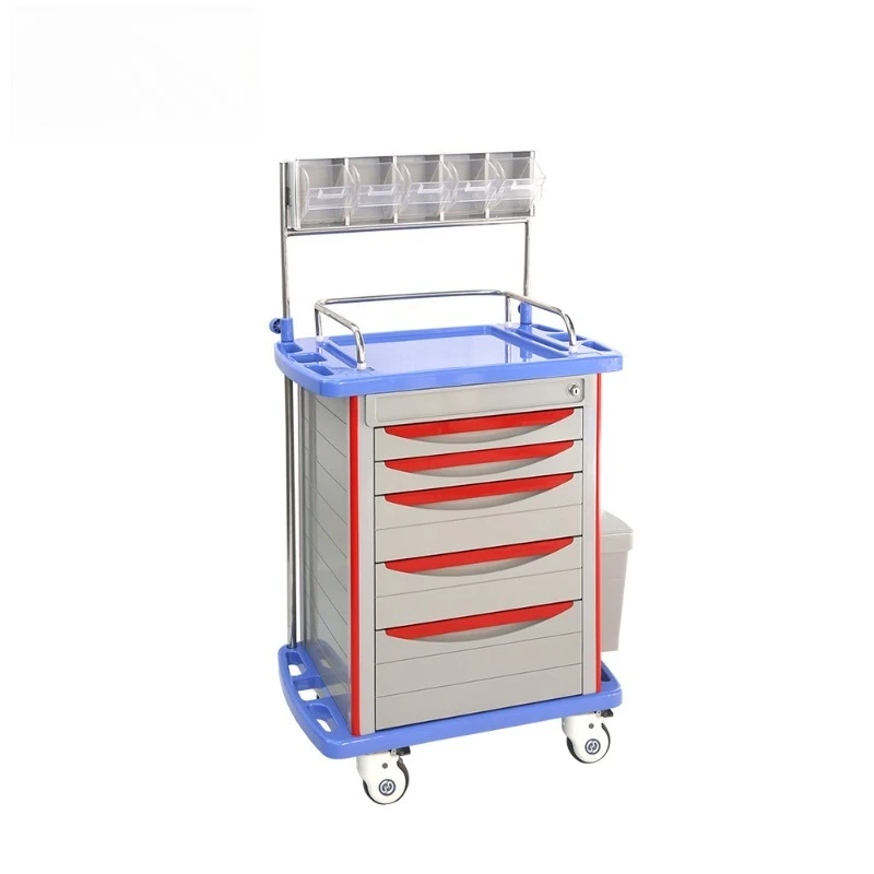 

Hospital-Grade Stainless Steel & ABS Anesthesia Cart with Drawer CE ISO Certified 600x420x780mm