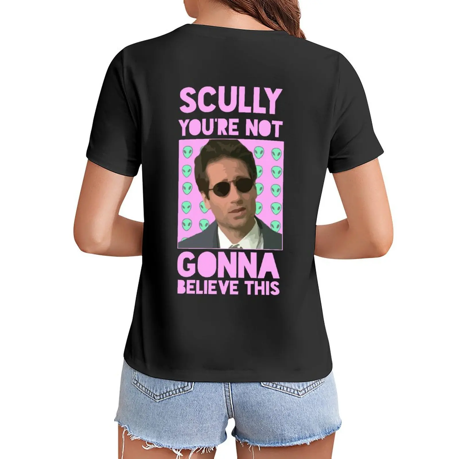 

Mulder X-Files Scully you're not gonna believe this T-Shirt sublime customs design your own plus size tops T-shirt Women