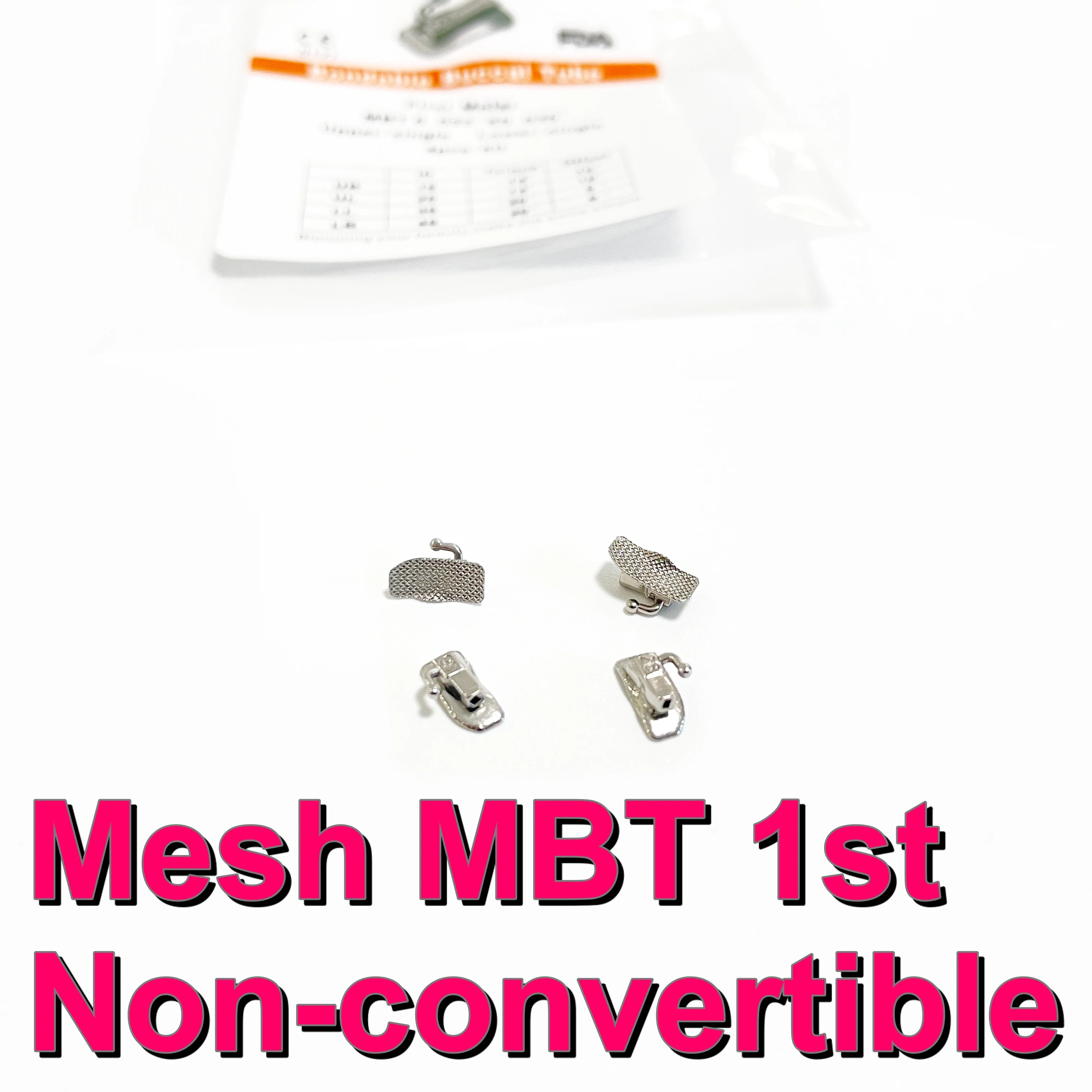 10/100Pakcs 4Pcs/Pack 1st First Molar Mesh Base MBT 022 Single No-convertible Buccal Tube