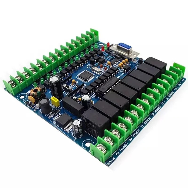 Controller programmabile FX2N-20MR PLC scheda di controllo industriale 12 ingressi 8 uscite 24V 5A download online testo spegnimento tenere