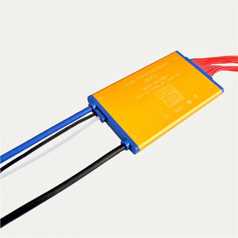 15A 25A 35A Super Thin BMS for Li-ion Battery 7S 10S 13S 24V 36V 48V Balance BMS with Common Port&on/off-switch with temp sensor