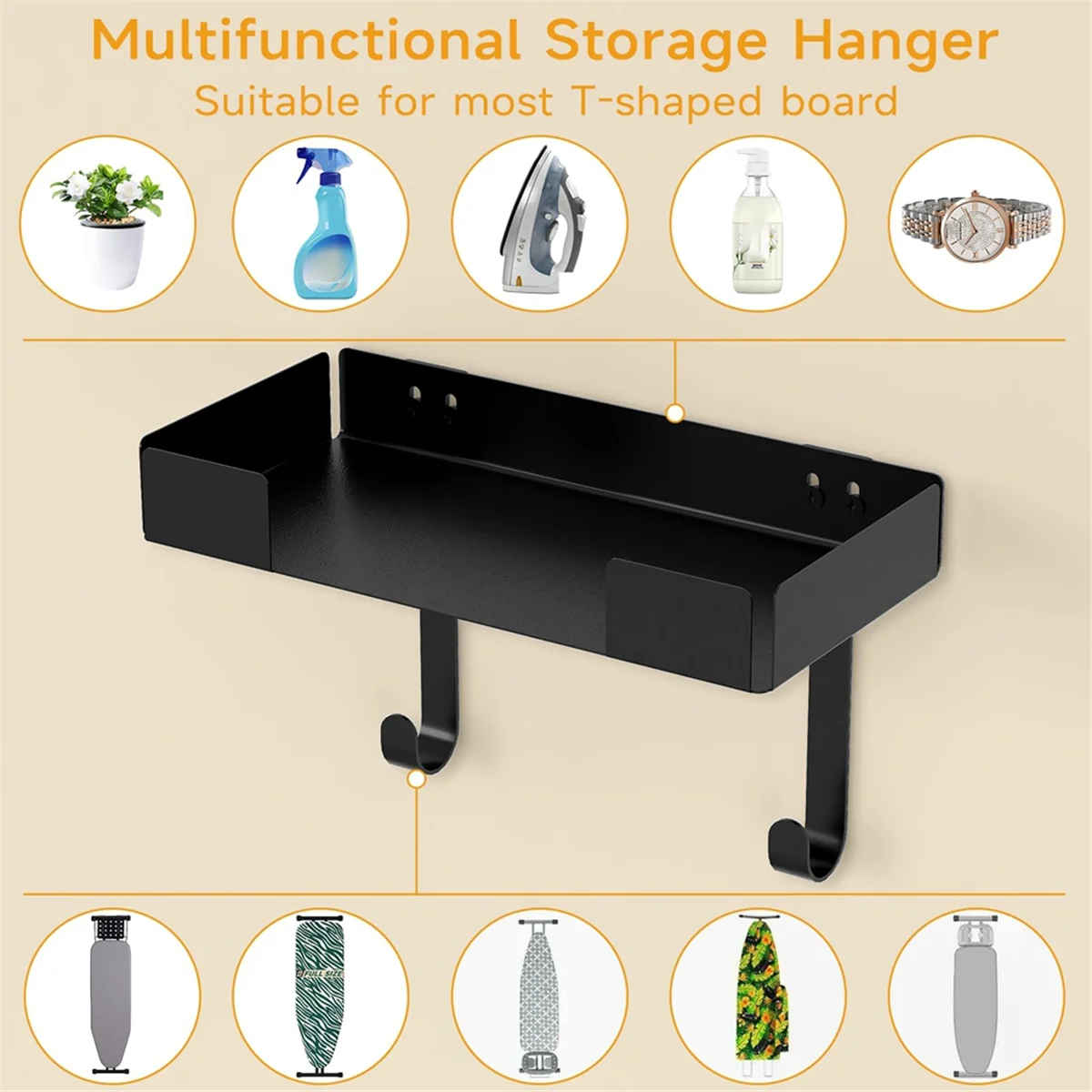 Bügelbrett halter Wand halterung, Bügelbrett Kleiderbügel Wand halterung Bügelbrett Lagerung, Eisen brett Wand halterung für Räume
