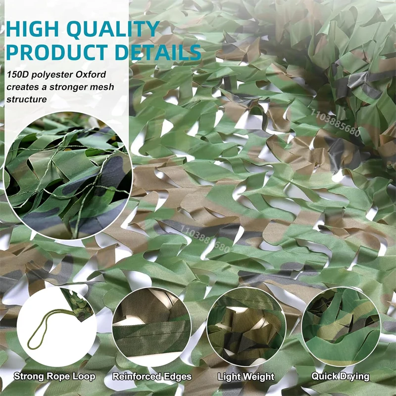 camouflage network training network, sunshade tent, hunting shelter, outdoor camping, car cover, garden bar decora