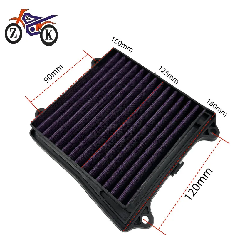 1PCS Motorcycle Intake Air Filter For Bajaj Pulsar RS200 NS160 NS125 Dominar 250 400 V1 UG TOURING Air Cleaner Replace DT581062